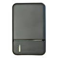 Power Bank 5000mAh Negro USB, USB-C y Micro-USB Portátil Carga Rápida