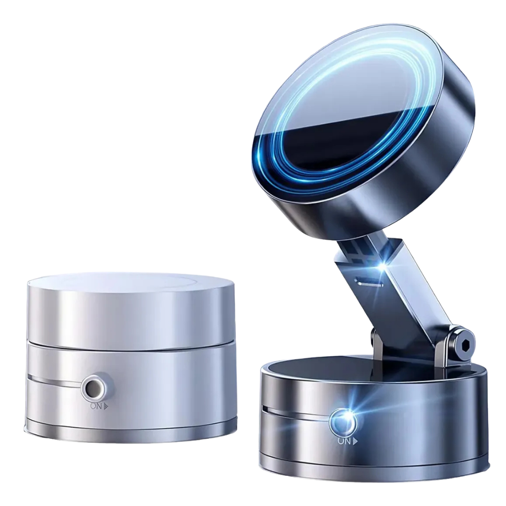 Soporte Celular 360° para Auto y Moto Magnético con Succión Fuerte