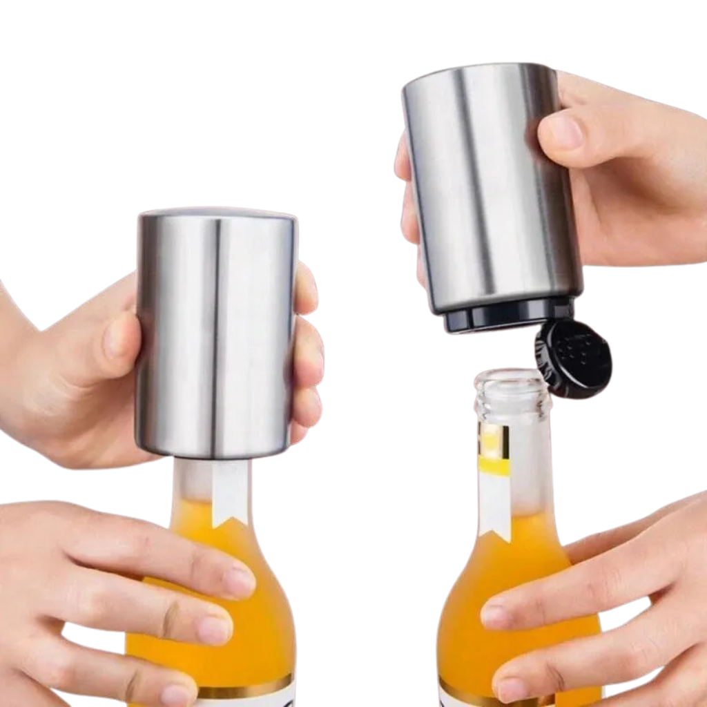 Destapador Automático Magnético de Acero Inoxidable Abrebotellas