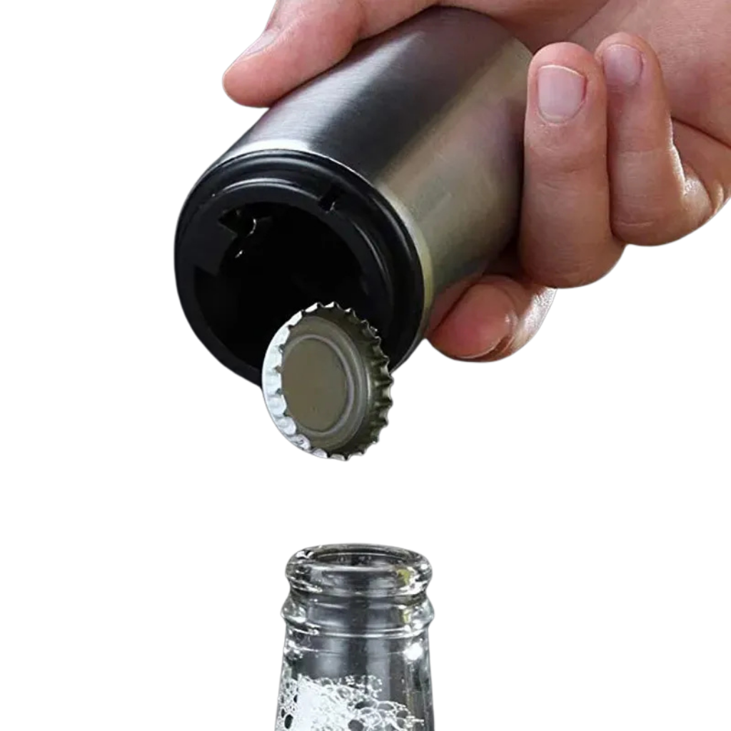 Destapador Automático Magnético de Acero Inoxidable Abrebotellas