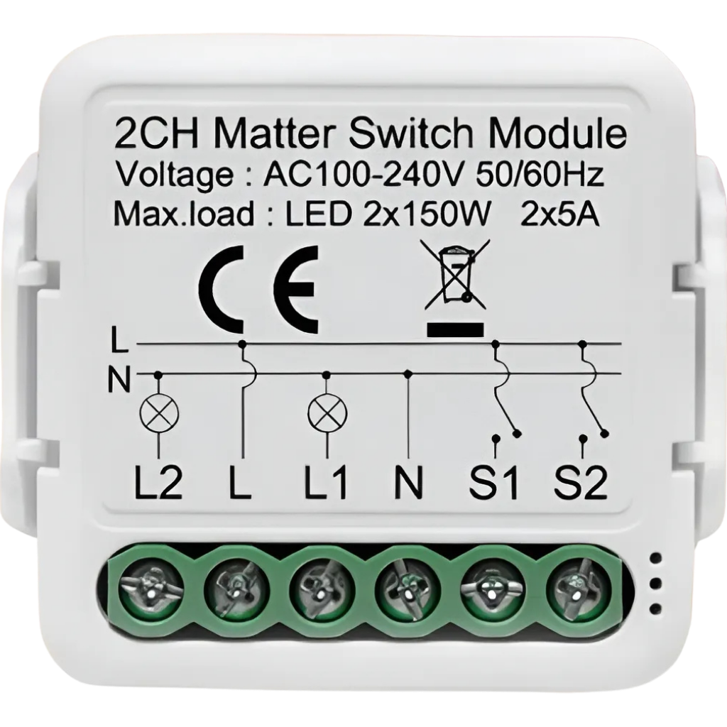 Módulo WiFi Inteligente Matter Control Smart Home