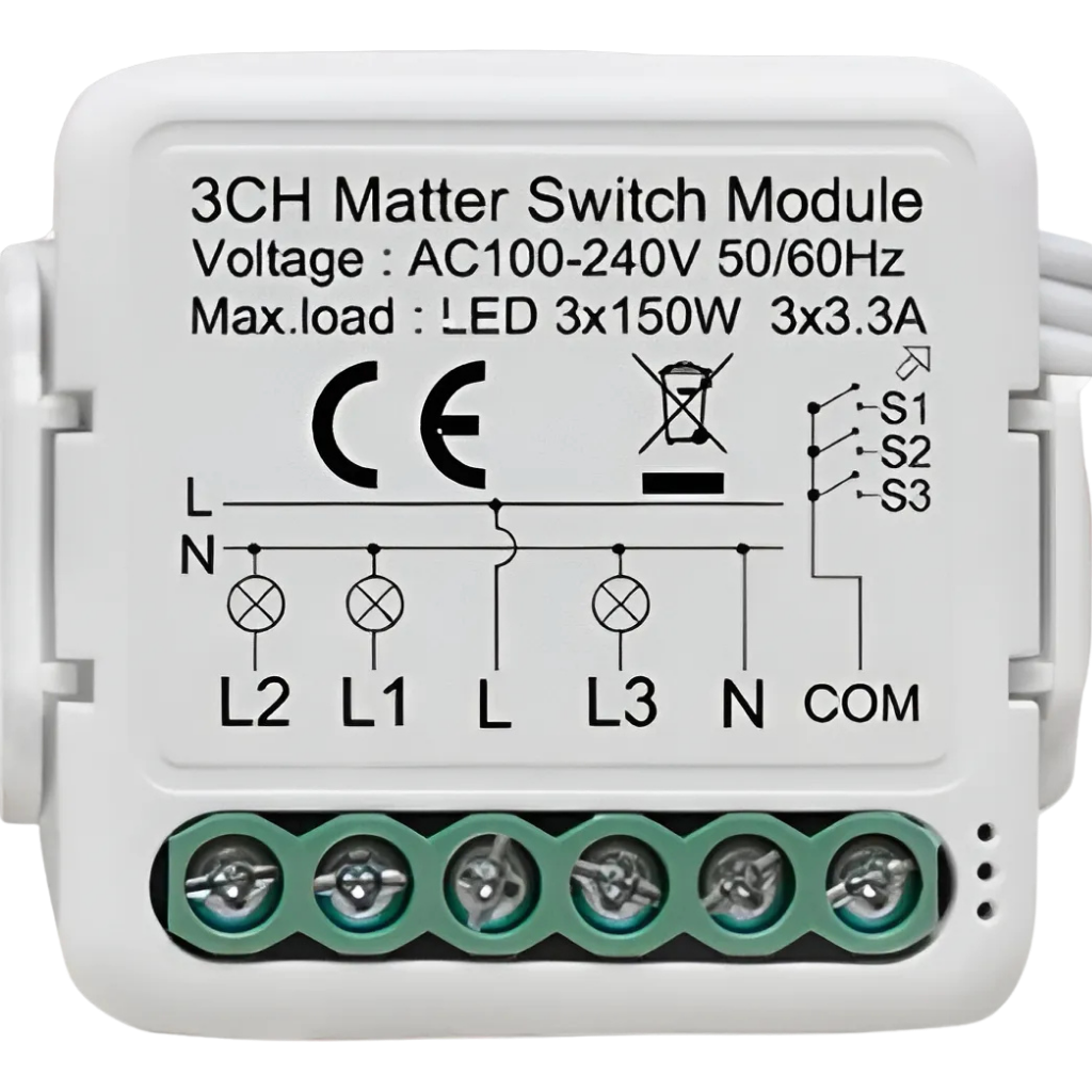 Módulo WiFi Inteligente Matter Control Smart Home