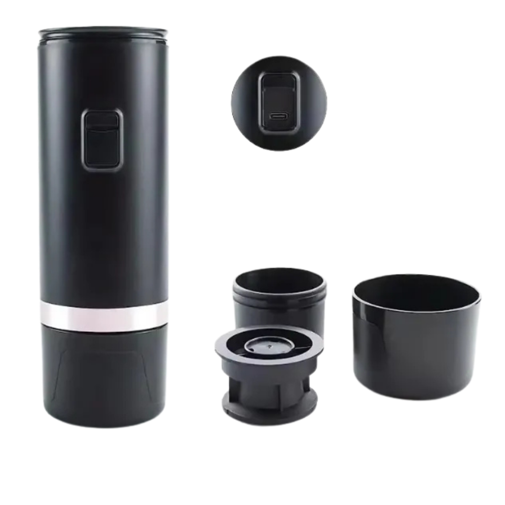 Cafetera Portátil Recargable EspressGo Compatible Nespresso y Café Molido