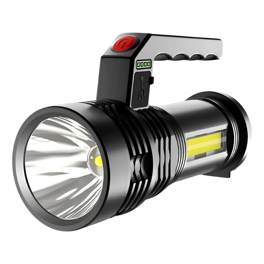 Linterna LED Recargable USB Luz Potente y Portátil