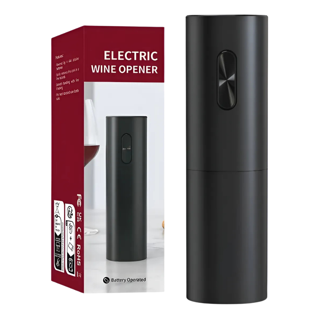 Sacacorchos Eléctrico Automático a Pilas Abrebotellas de Vino Fácil y Rápido