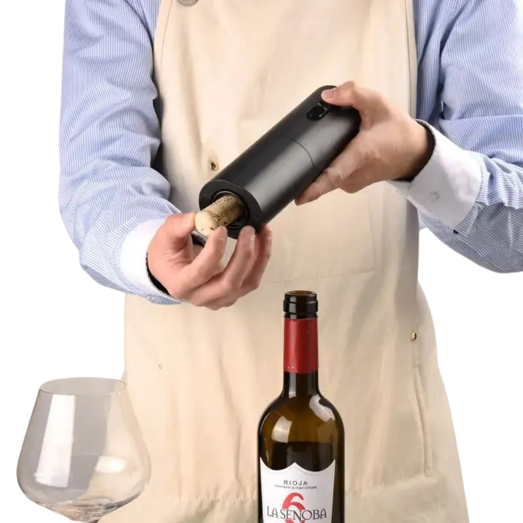 Sacacorchos Eléctrico Automático a Pilas Abrebotellas de Vino Fácil y Rápido