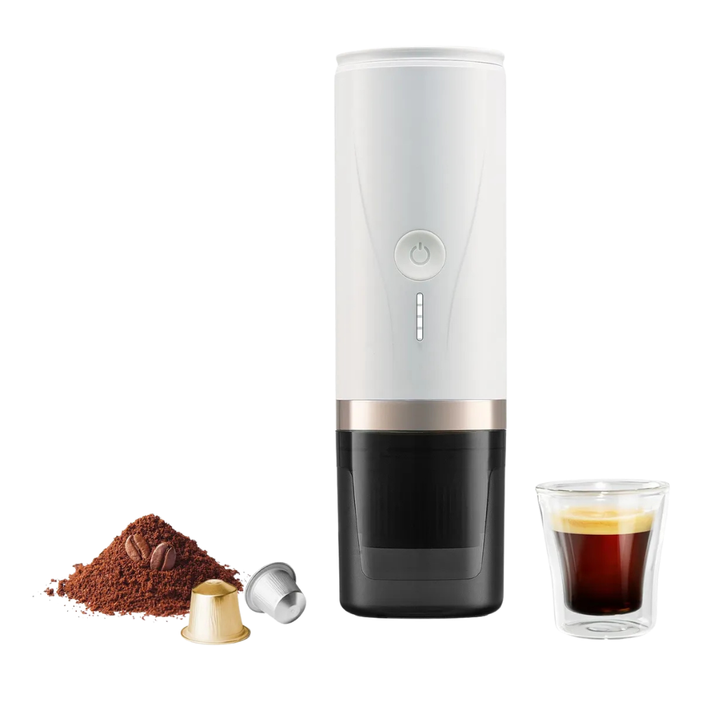 Cafetera Portátil Pro Espresso Compatible Nespresso y Café Molido Recargable