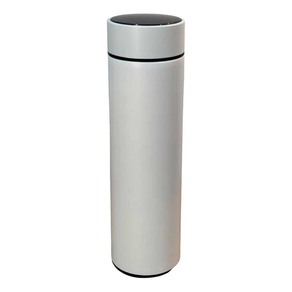 Botella Smart 500ml con Pantalla LED Indicador de Temperatura Acero Inoxidable