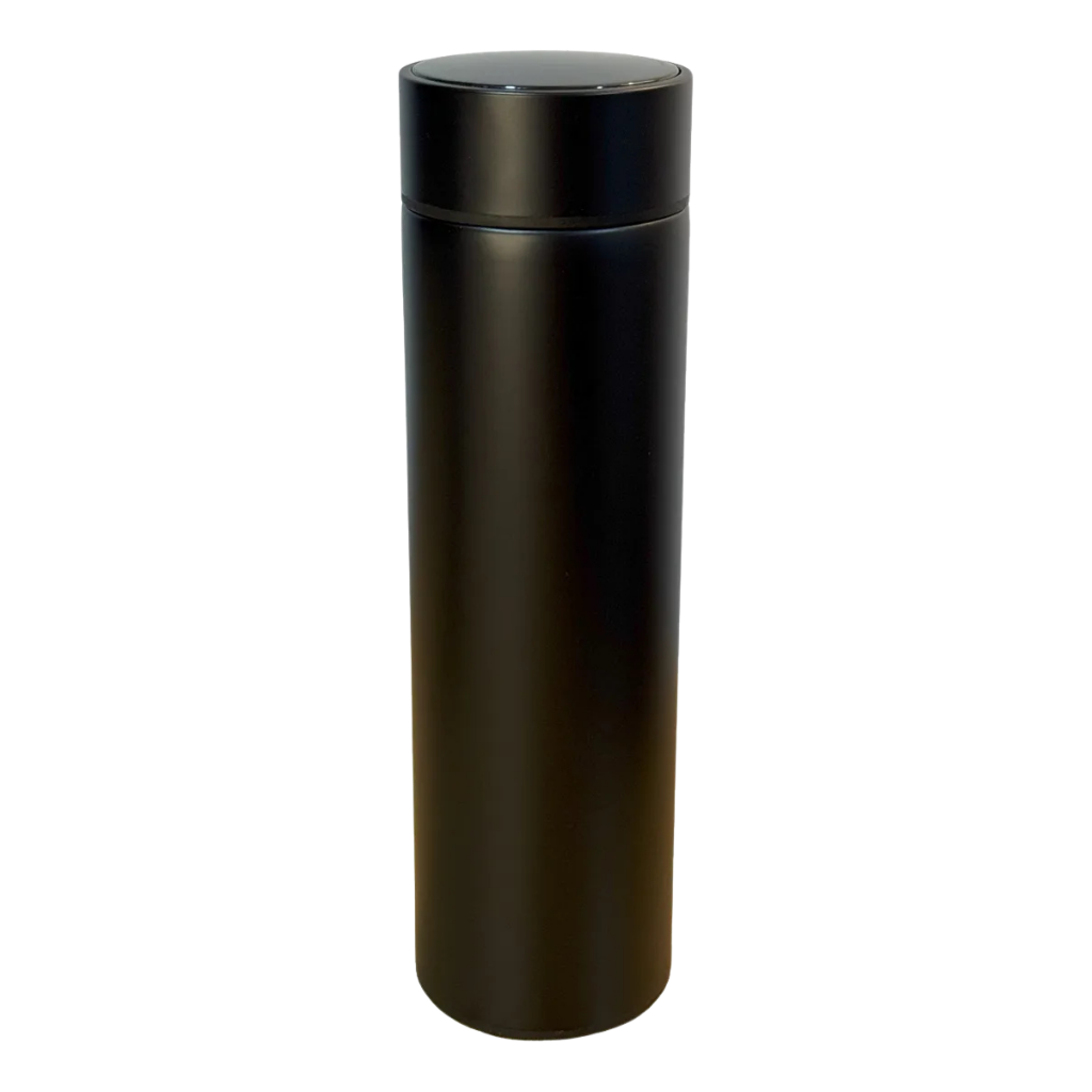 Botella Smart 500ml con Pantalla LED Indicador de Temperatura Acero Inoxidable