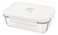 Tupper De Vidrio Con Tapa Al Vacío Rectangular