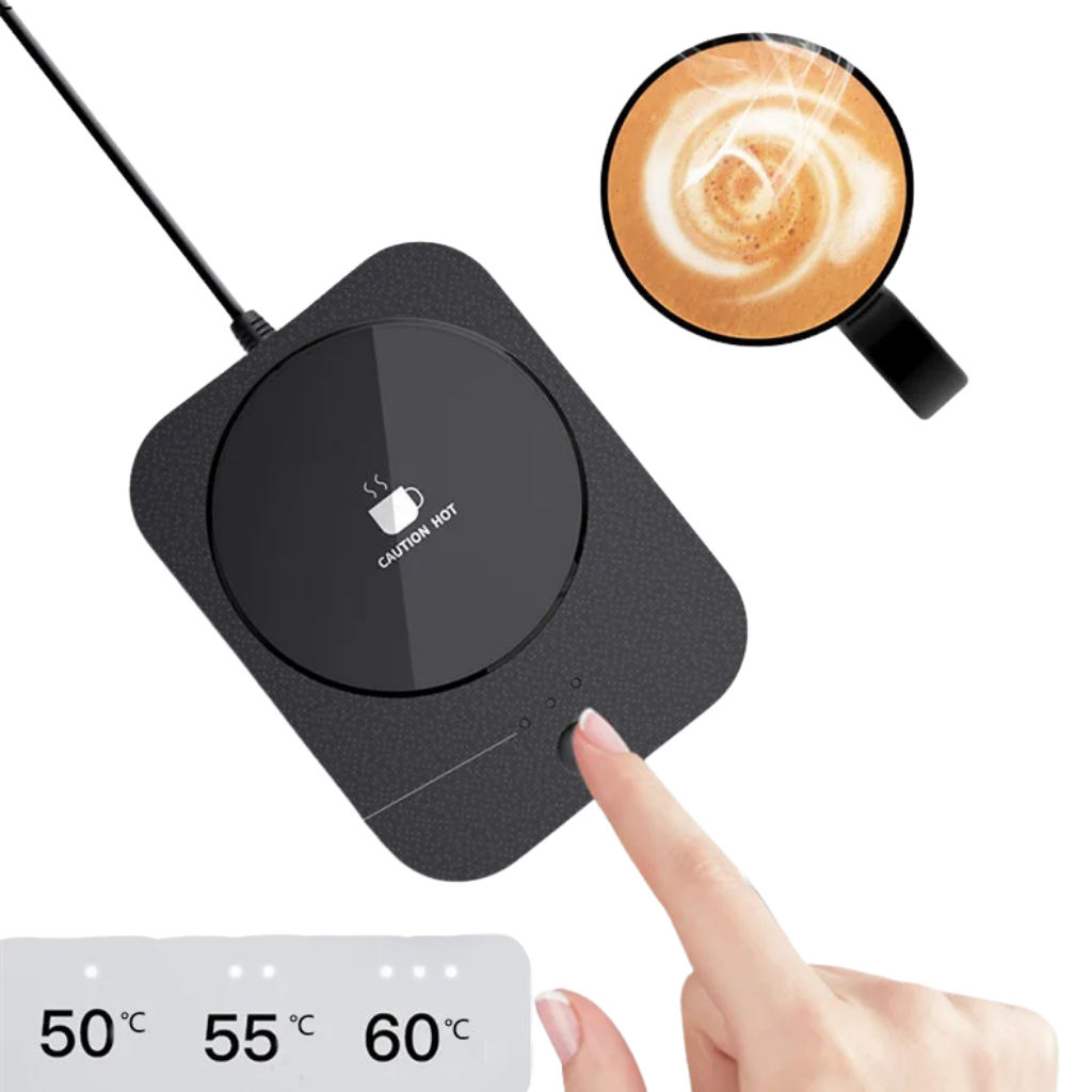 Taza Calentadora Inteligente Smart con Base Térmica USB Control de Temperatura